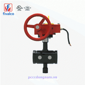 Van bướm điều khiển điện nối rãnh Fivalco FPB-300GT