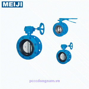 Van bướm đôi Meiji 216 (DOUBLE FLANGED BUTTERFLY VALVE)
