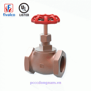 Van cầu bằng đồng nối ren Fivalco BGVT