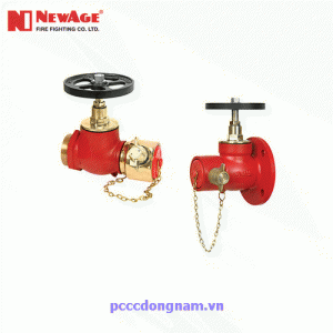 Van Góc Chữa Cháy Dạng Thẳng Newage HV-ST-GM
