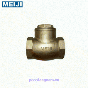 Van kiểm tra xoay bằng đồng Meiji 107 PN20