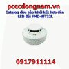 Catalog of smoke detectors with dual LED lights FMD-WT32L