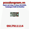 LIB-8200 2-ring expansion circuit, Notifier equipment catalog