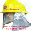 Fire helmet for firemen heat resistant 500 to 700 degrees C