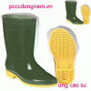 rubber boots moss yellow