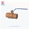 Fivalco F4G25 PN25 hand lever brass ball valve