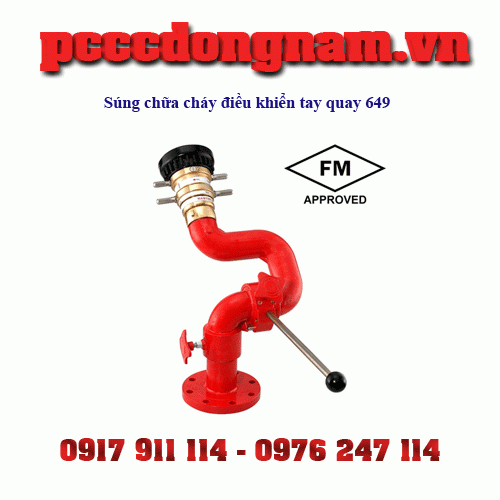 Súng chữa cháy điều khiển tay quay 649