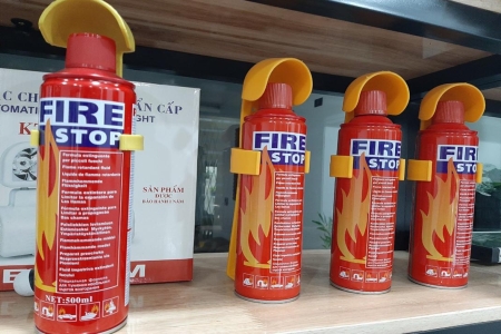 Instructions for using mini fire extinguishers for cars