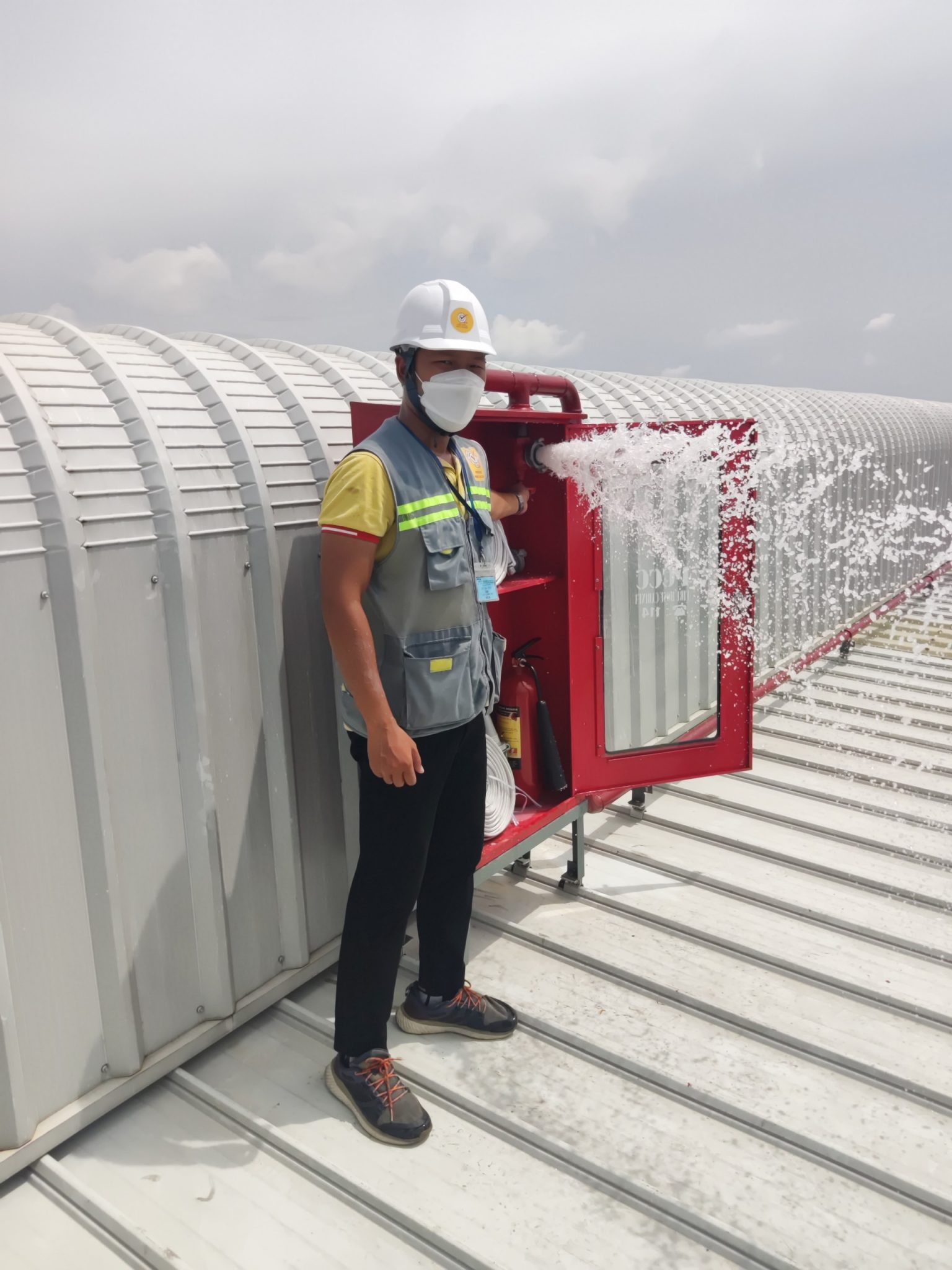 ĐÔNG NAM has tested the installed fire protection system