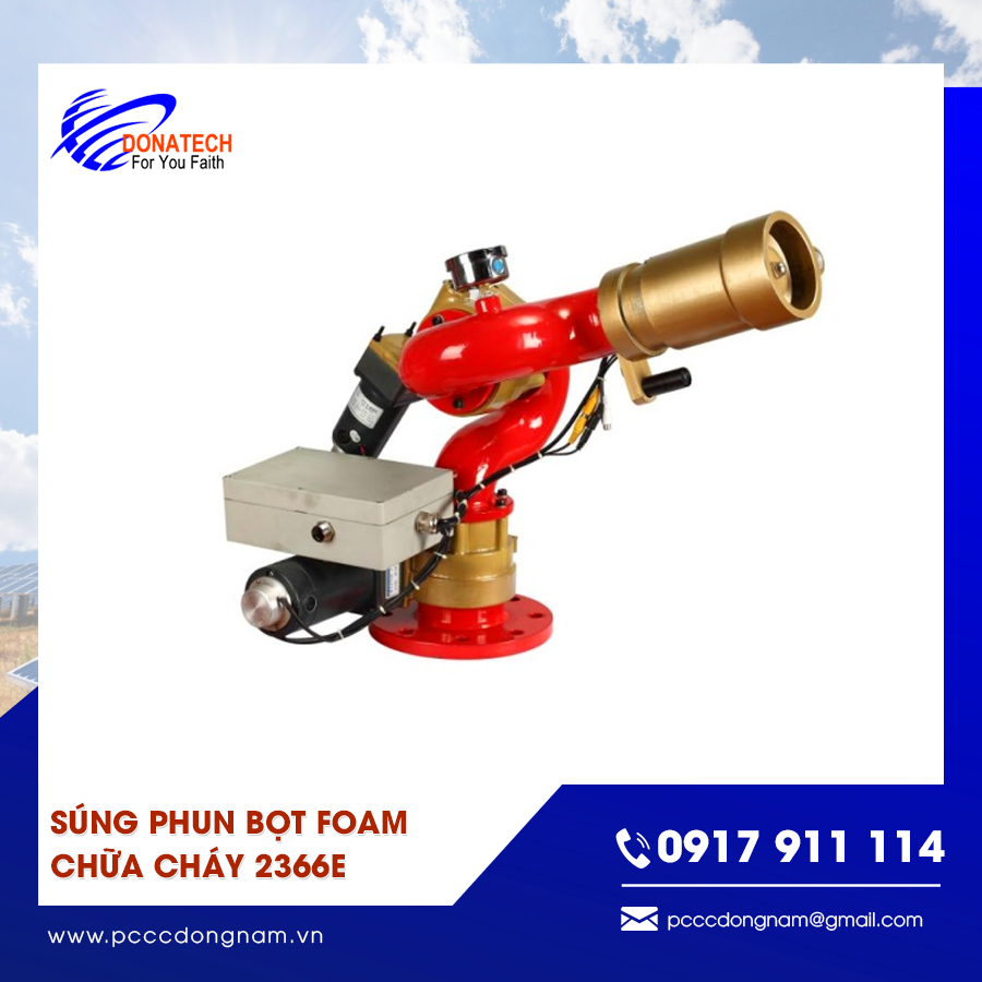 Vì sao Súng phun bọt foam chữa cháy 2366E được ưa chuộng?