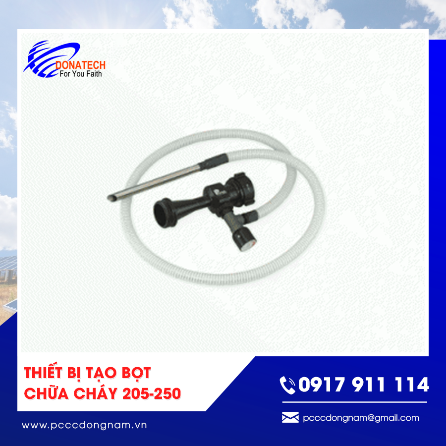 Ứng dụng của Thiết bị tạo bọt chữa cháy 205-250  trong thực tế