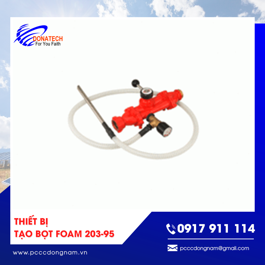 Thông số kỹ thuật thiết bị tạo bọt foam 203 95