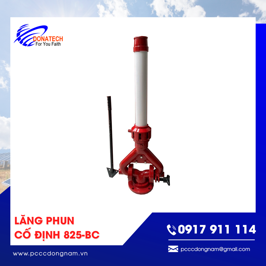 Thông số kỹ thuật Lăng phun cố định 825BC