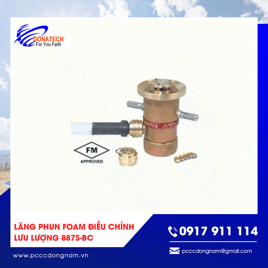 Lăng phun foam điều chỉnh lưu lượng 887S-BC