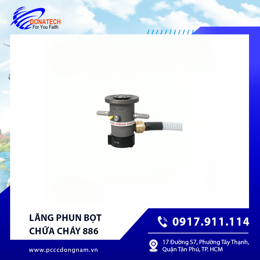 Lăng phun bọt chữa cháy 886 chính hãng