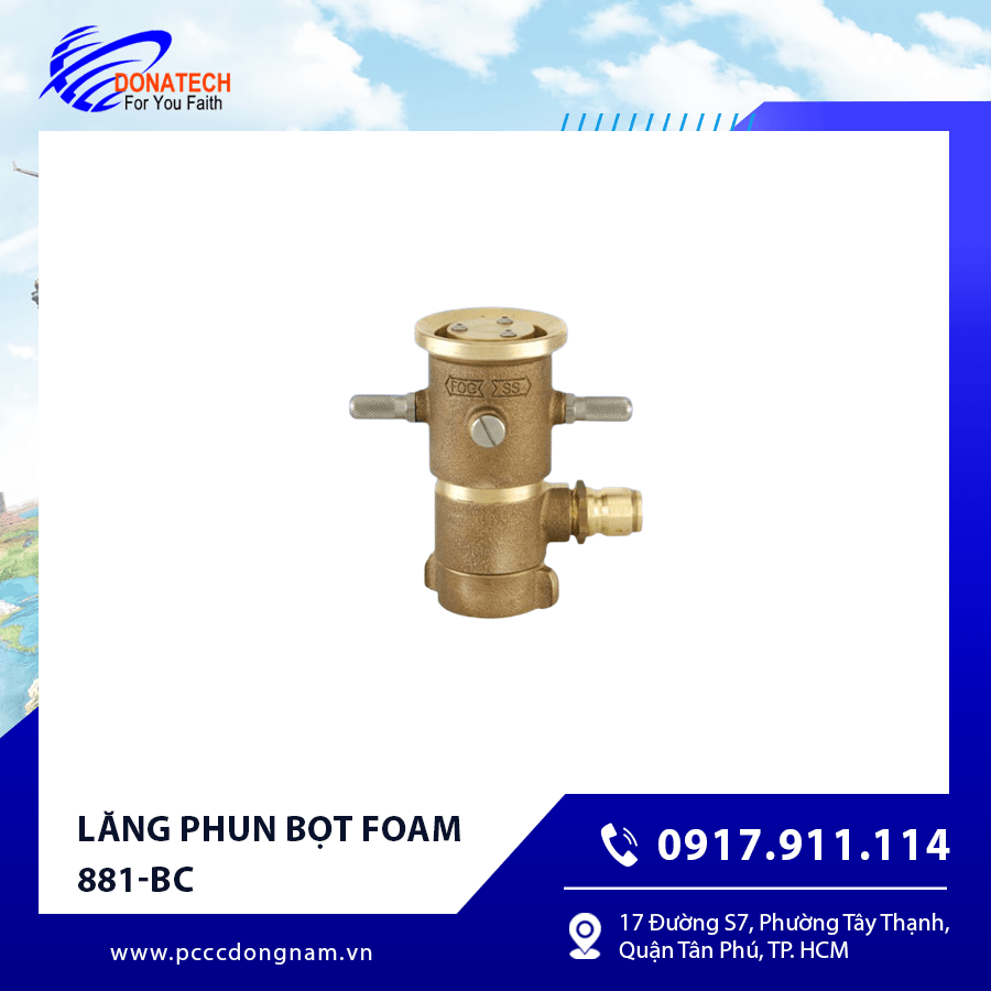 Hình ảnh lăng phun bọt foam chuyên dùng cho hệ thống chữa cháy bọt.