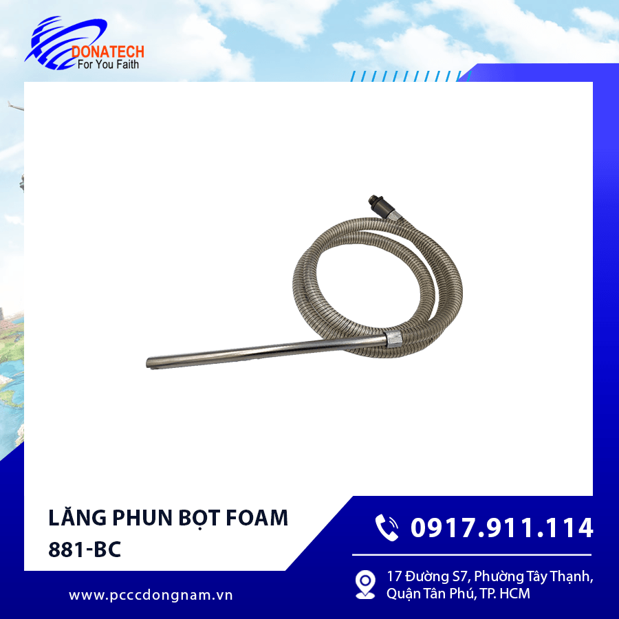 Lăng phun bọt foam thiết bị phun bọt chữa cháy chuyên dụng.