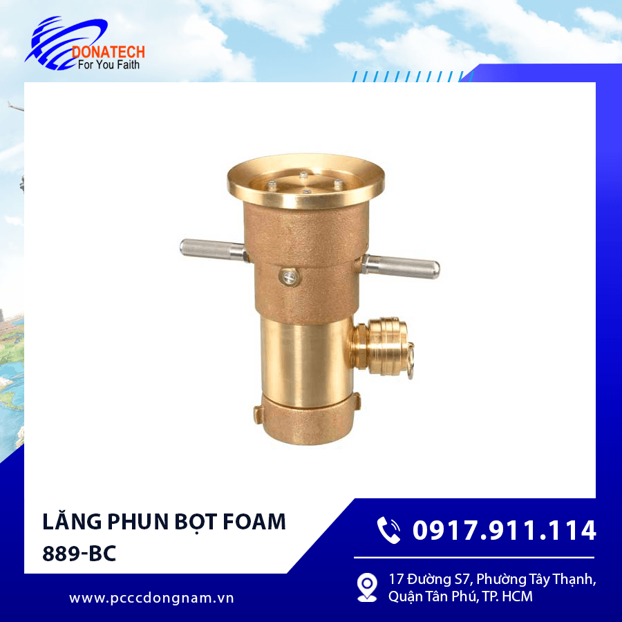 Lăng phun bọt foam thiết bị phun bọt chữa cháy chuyên dụng.