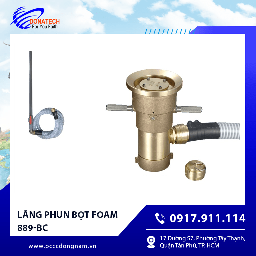 Lăng phun bọt foam chuyên dùng cho hệ thống chữa cháy bọt.