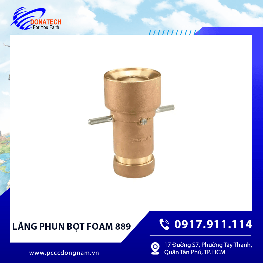Lăng phun bọt foam được gia công chắc chắn, chịu áp lực tốt