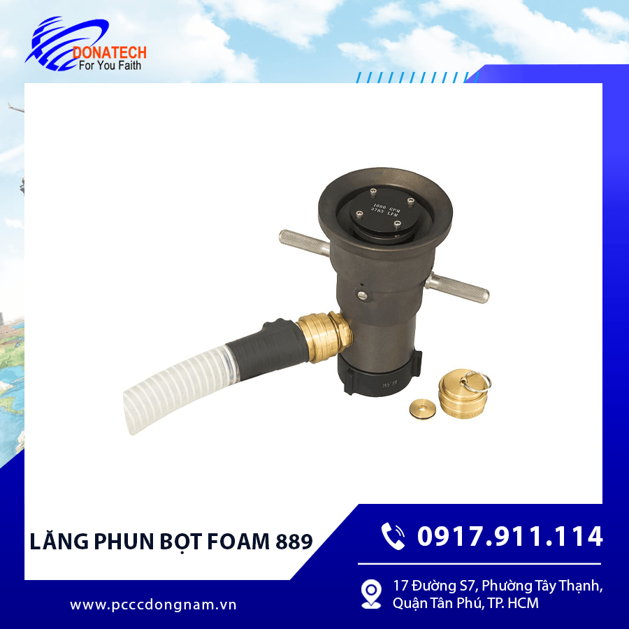 Sản phẩm lăng phun bọt foam có thiết kế bền bỉ