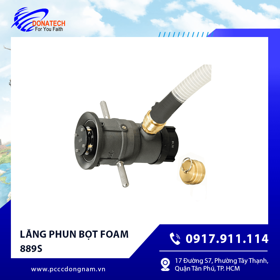 Hình ảnh lăng phun bọt foam với kiểu dáng gọn, dễ sử dụng.