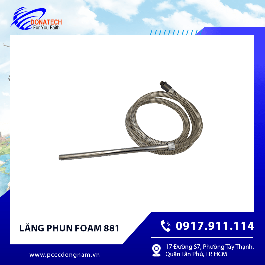 Lăng phun foam thiết bị phun bọt chữa cháy chuyên dụng.