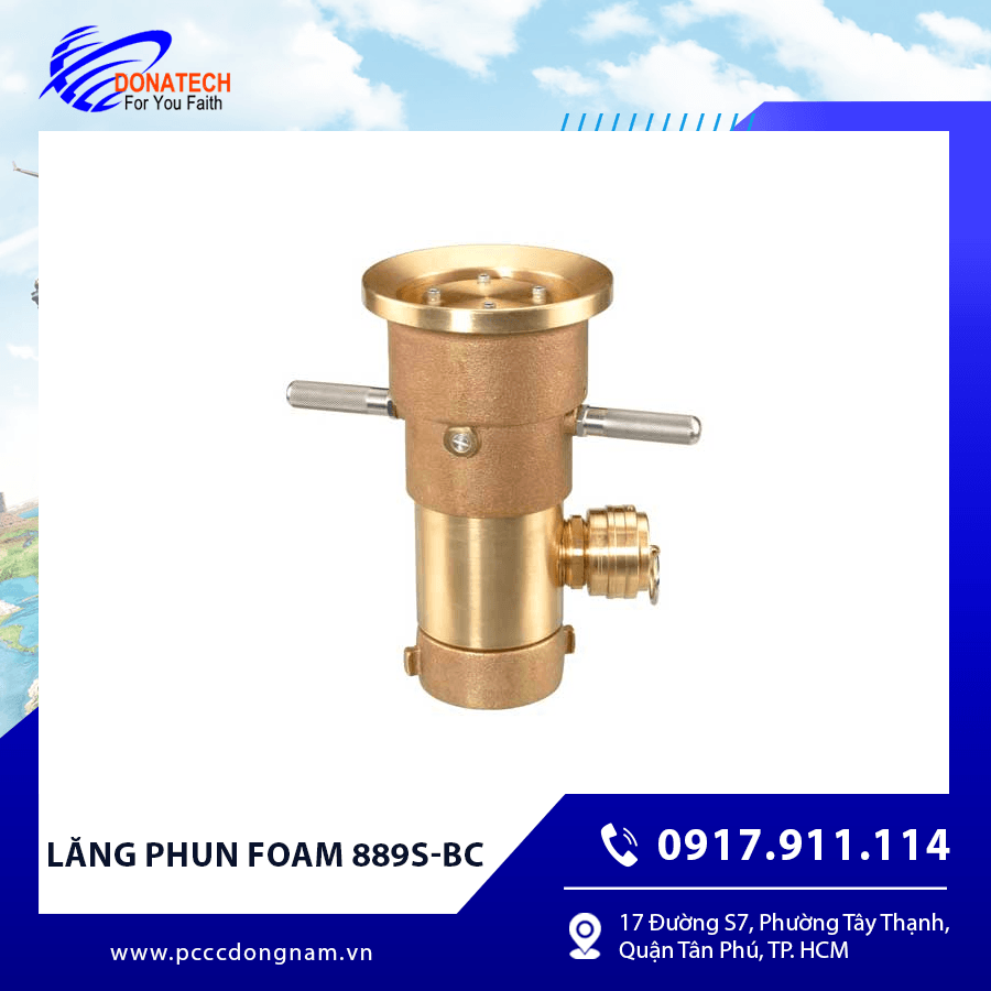 Lăng phun 889S-BC thiết bị phun bọt chữa cháy chuyên dụng.