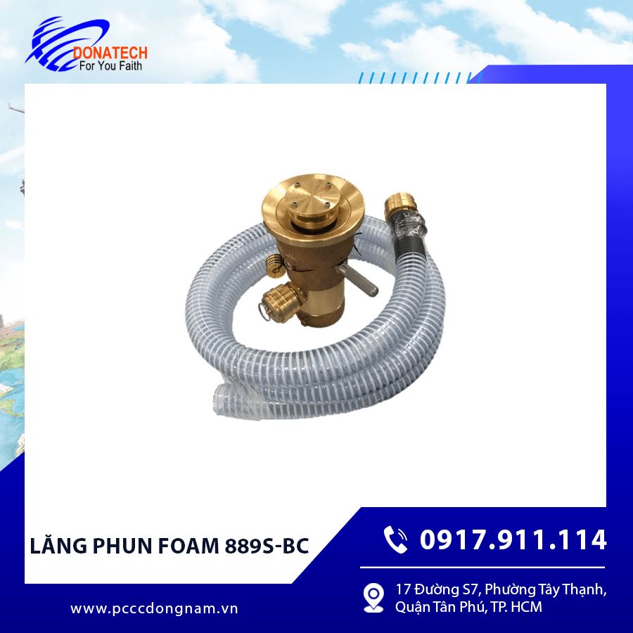 Hình ảnh lăng phun 889S-BC kiểu dáng gọn, độ hoàn thiện cao.
