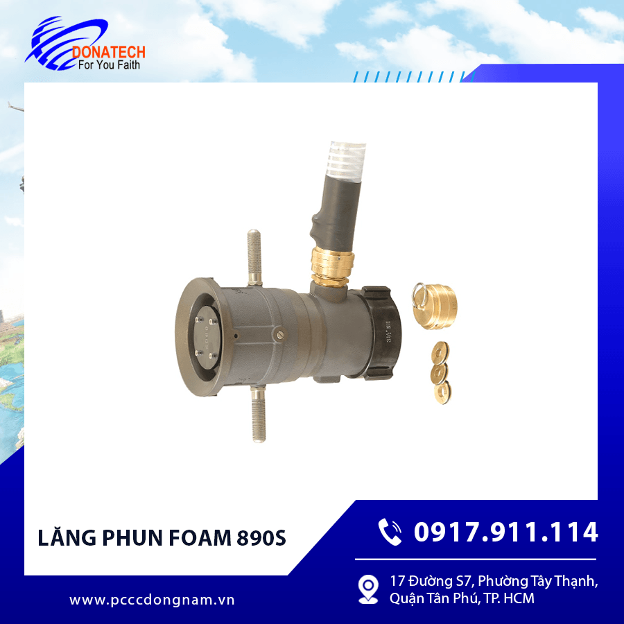 Lăng phun foam chuyên dùng cho hệ thống chữa cháy bọt.