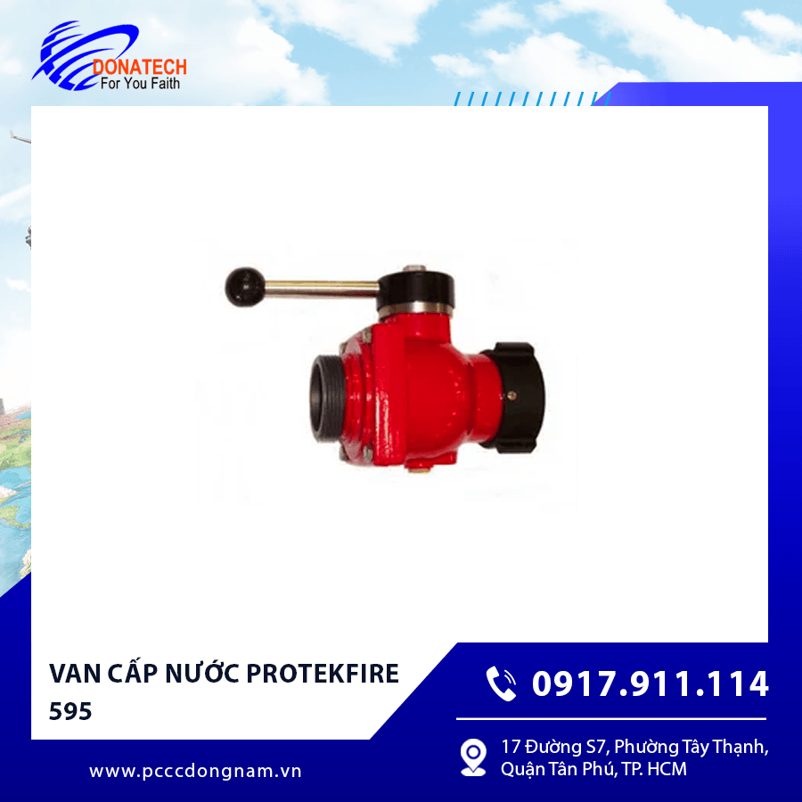 Van cấp nước protekfire 595