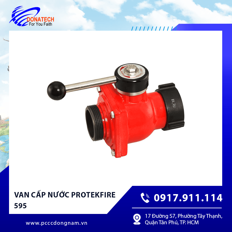 Van cấp nước protekfire 595