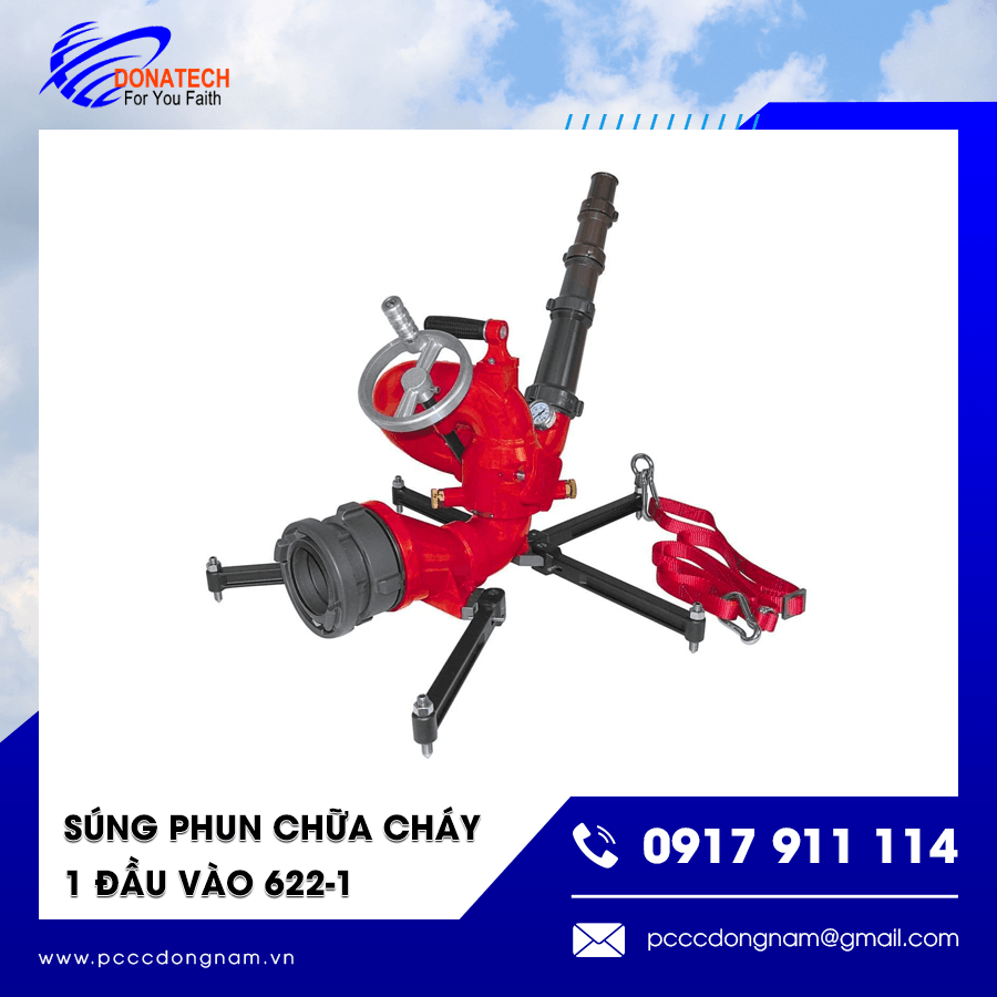 Cận cảnh súng phun chữa cháy 622-1 thiết kế bền bỉ