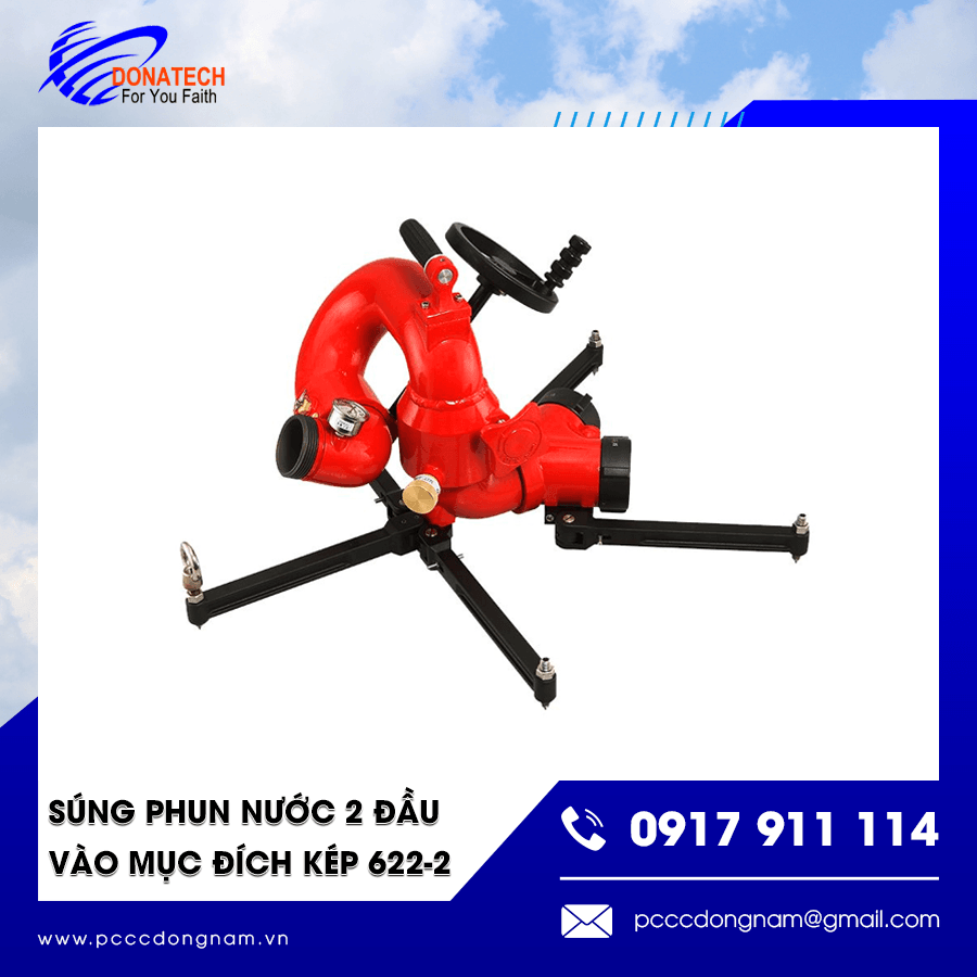 Súng phun nước mục đích kép 622-2 thiết kế chắc chắn