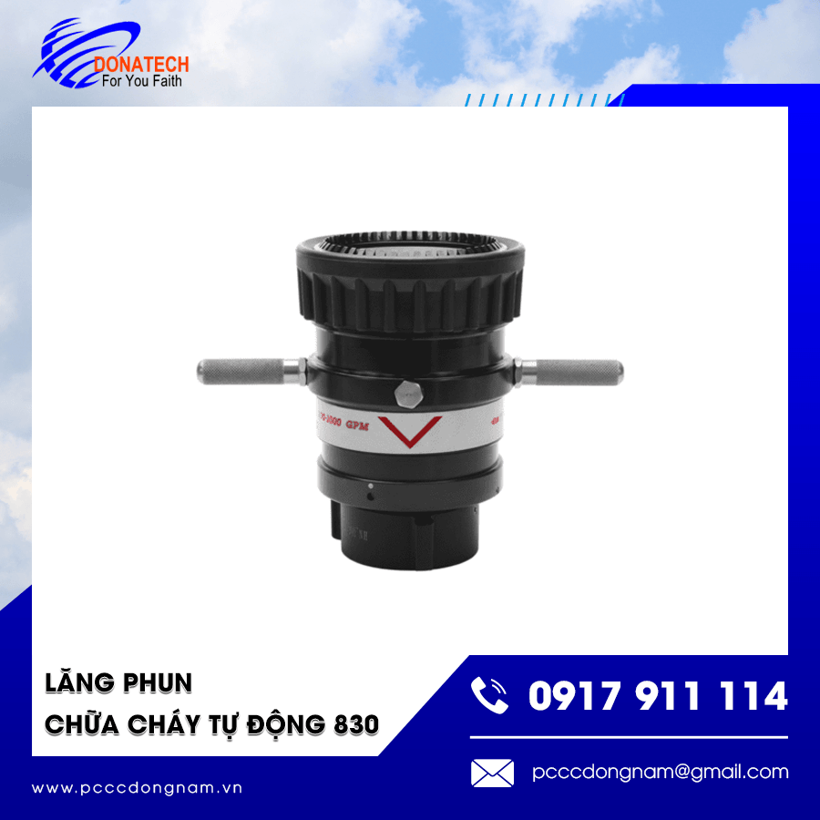 Lăng phun chữa cháy tự động 830 trong hệ thống PCCC công nghiệp