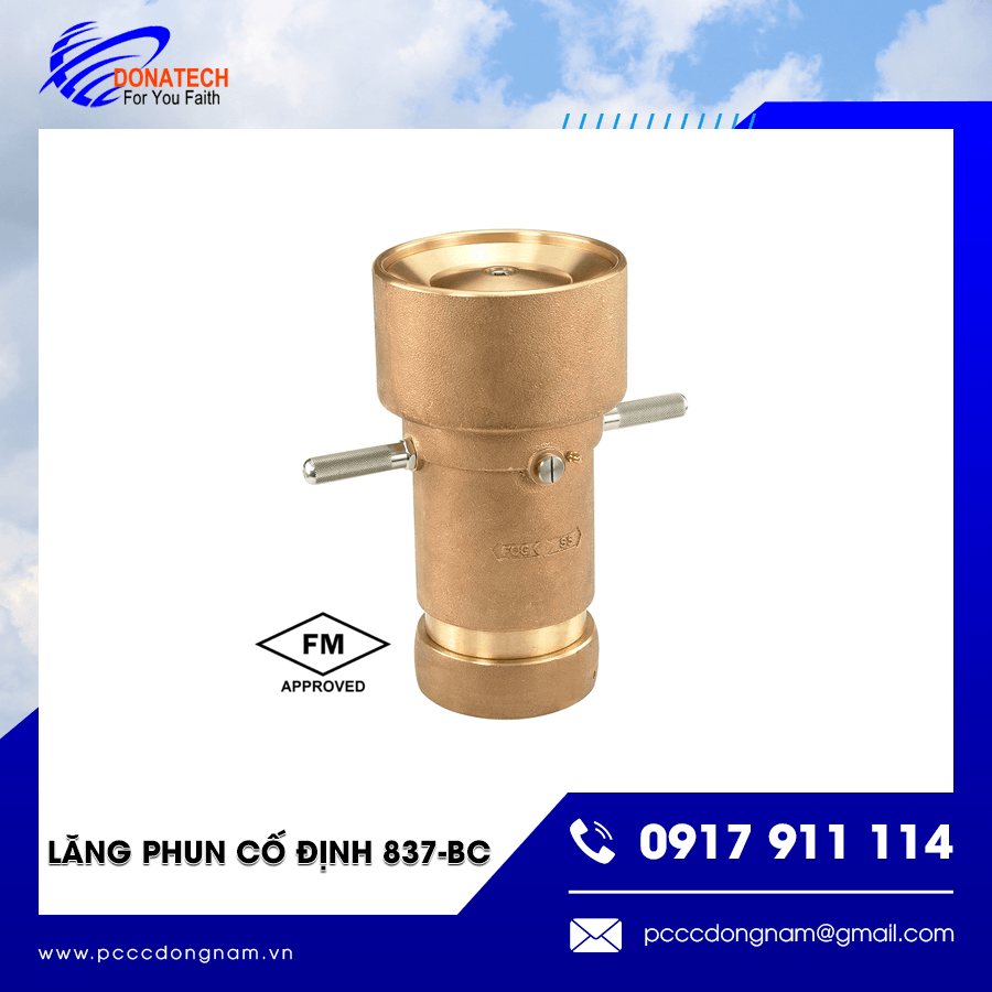 Thiết bị lăng phun chữa cháy 837-BC chất lượng cao