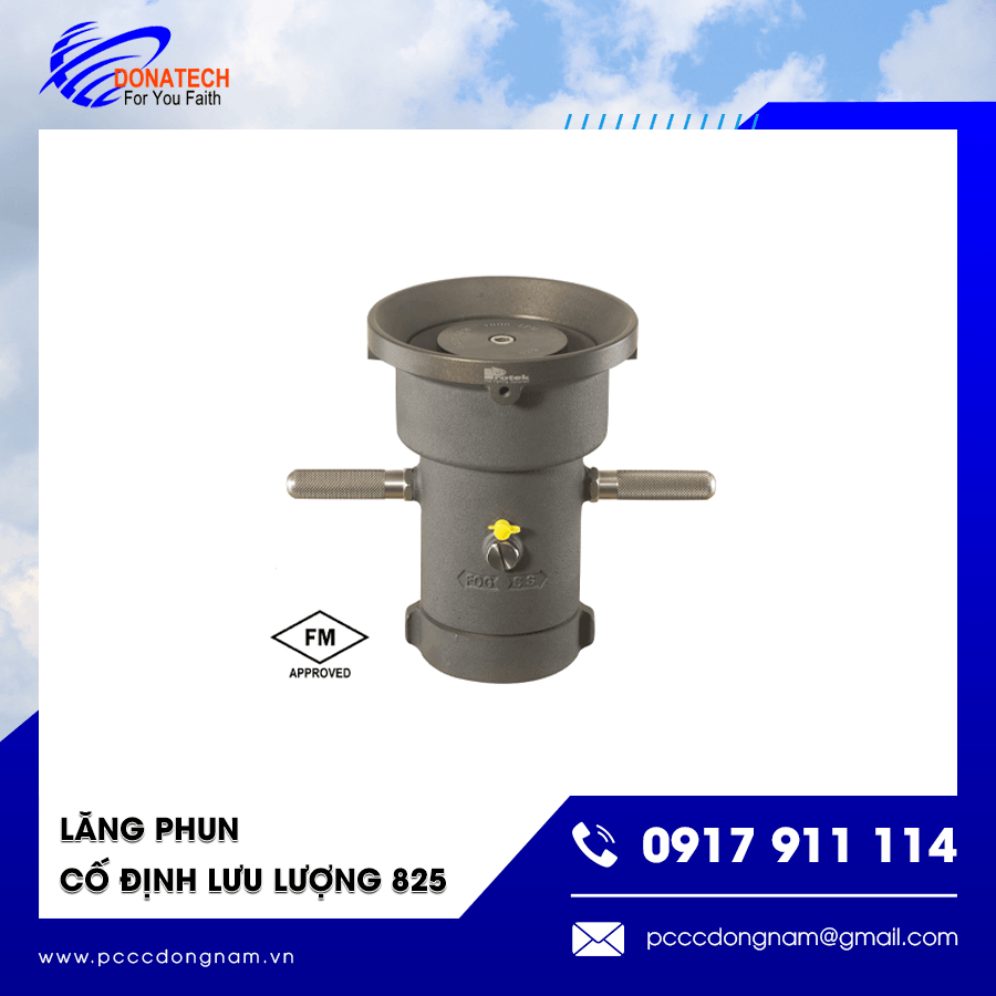 Lăng phun cố định 825 thiết kế chắc chắn, hoạt động ổn định