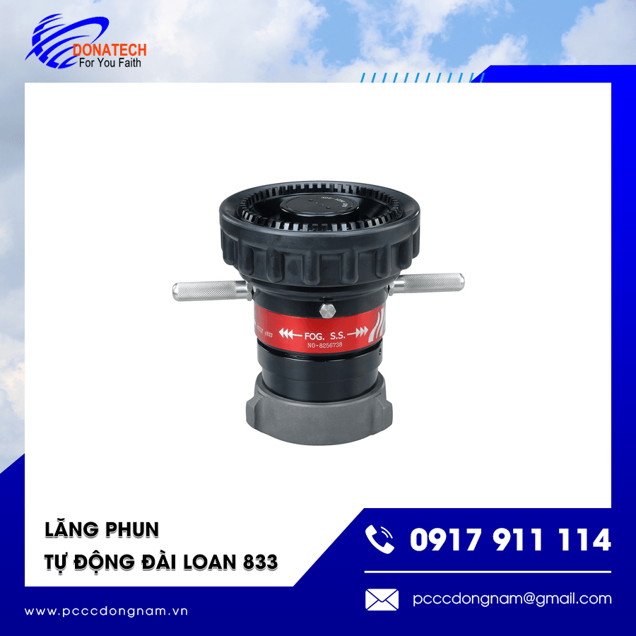 Lăng phun tự động Đài Loan 833 chính hãng