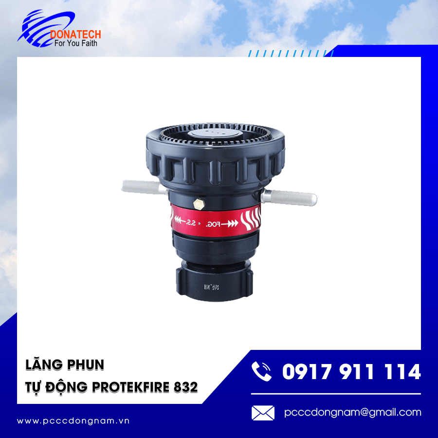 Lăng phun chữa cháy Protekfire 832 xoay tự động linh hoạt
