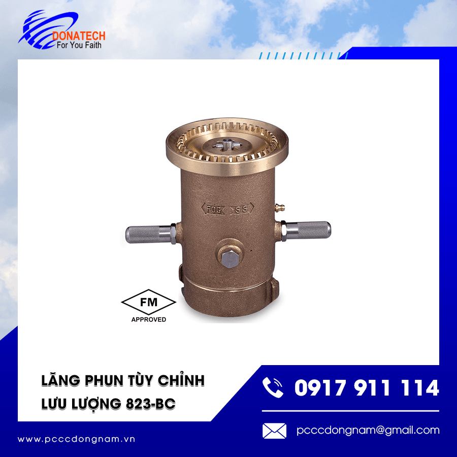 Lăng phun tùy chỉnh lưu lượng 823-BC chính hãng