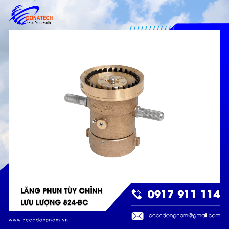 Lăng phun nước 824-BC hiệu suất cao trong hệ thống PCCC
