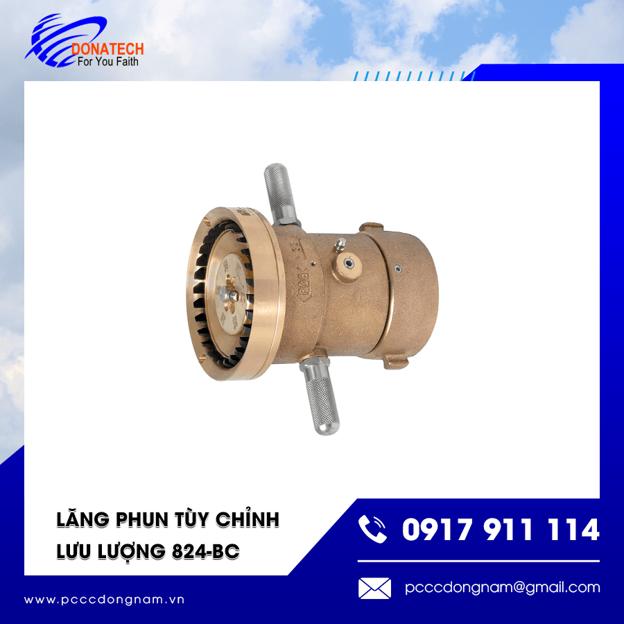 Cận cảnh lăng phun tùy chỉnh 824-BC thiết kế bền bỉ