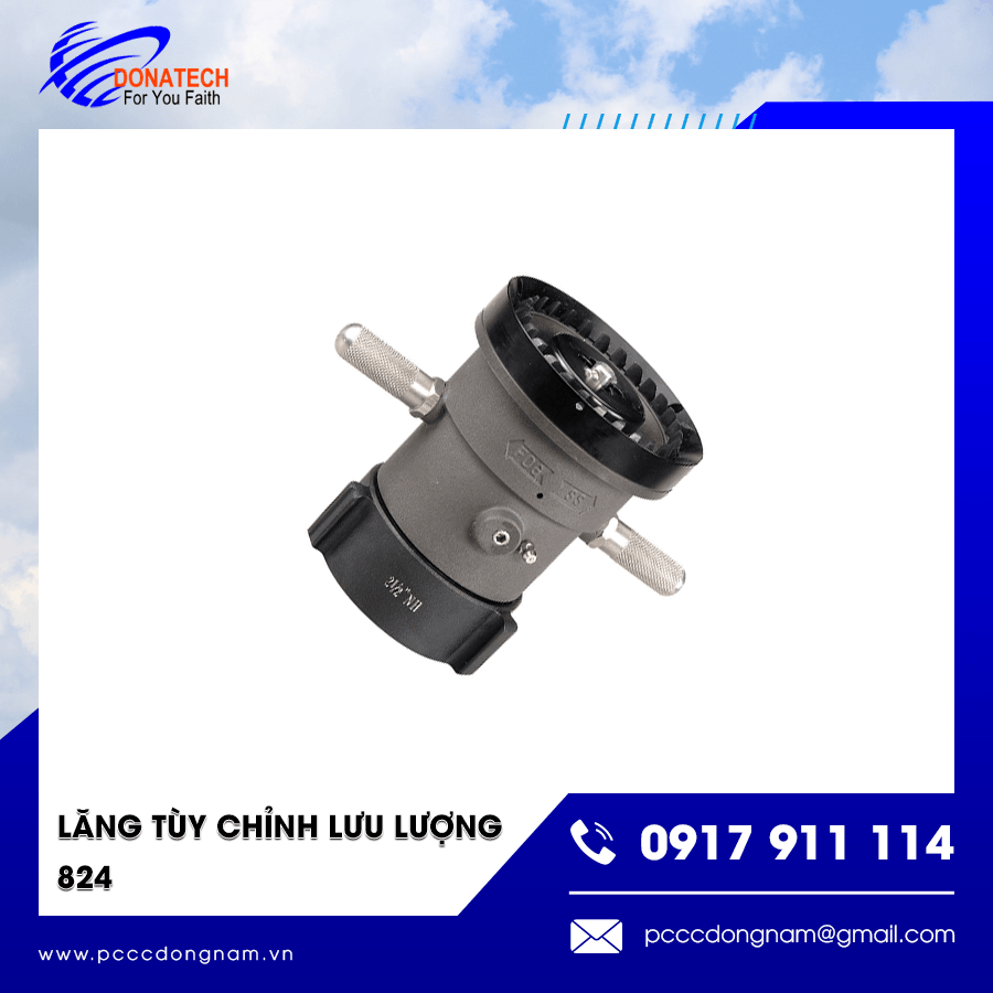 Lăng nước 824 phun mạnh ổn định dùng trong PCCC