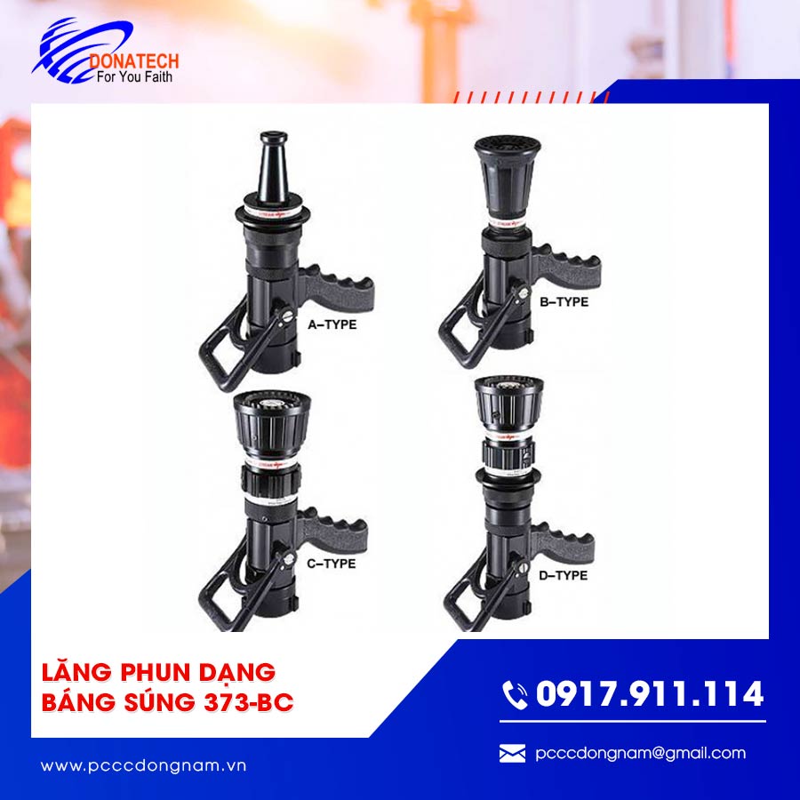 Cấu tạo của lăng phun dạng báng súng 373-BC