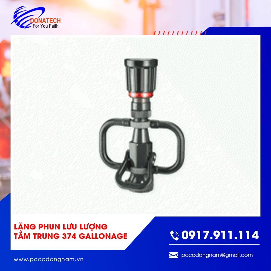 Ứng dụng thực tế của lăng phun lưu lượng tầm trung 374 Gallonage