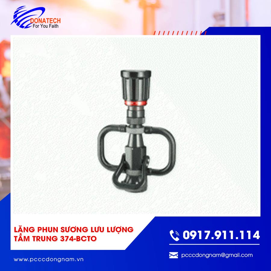 Cấu tạo nổi bật của lăng phun sương lưu lượng tầm trung 374-BCTO