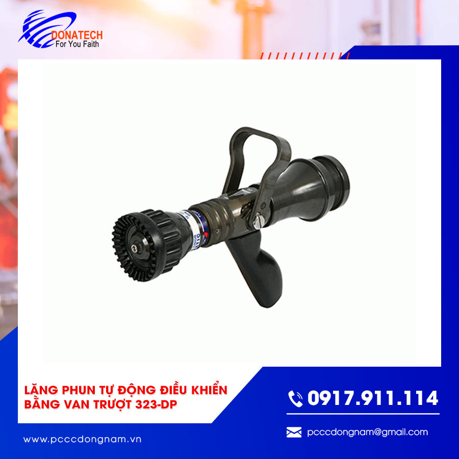 Cấu tạo của lăng phun tự động điều khiển bằng van trượt 323-DP