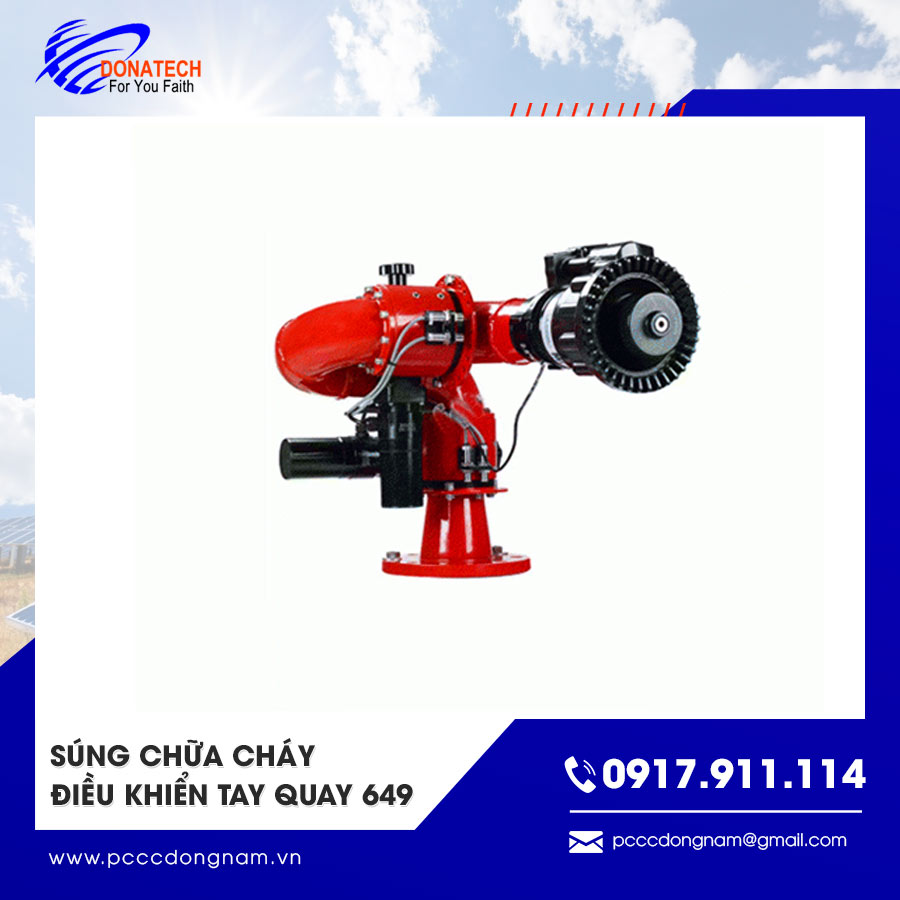 Súng chữa cháy điều khiển tay quay 649 số lượng lớn