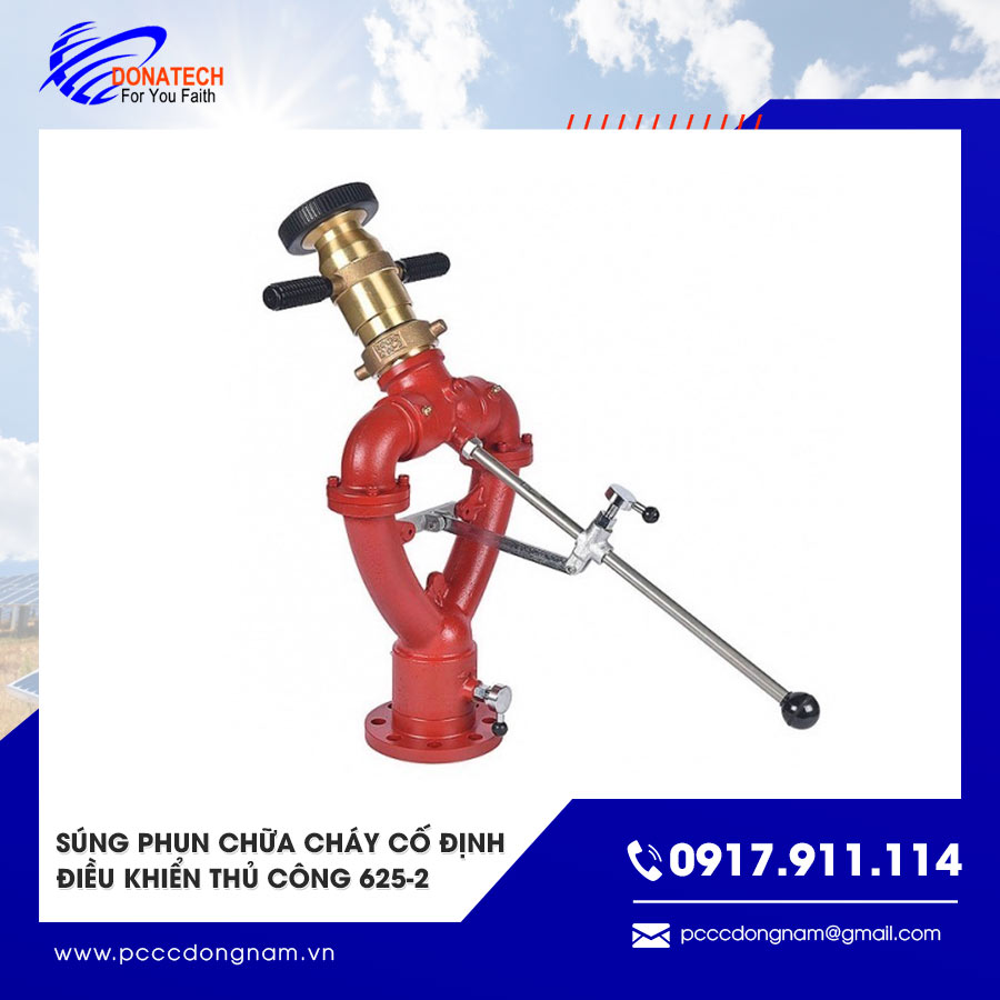 Súng phun chữa cháy cố định điều khiển thủ công 625-2 giá tốt