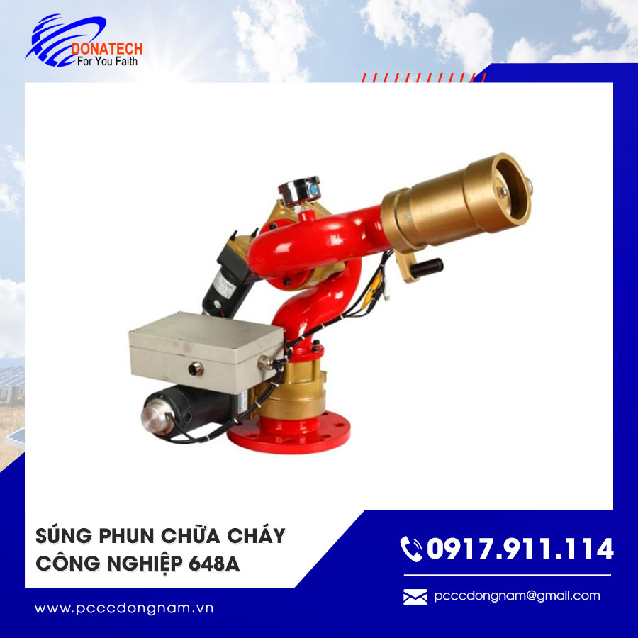 Súng phun chữa cháy công nghiệp 648A hàng sẵn kho